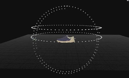 Photogrammetry footwear reconstruction two
