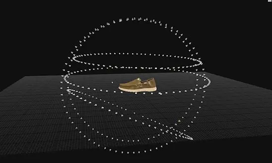 Photogrammetry footwear reconstruction three