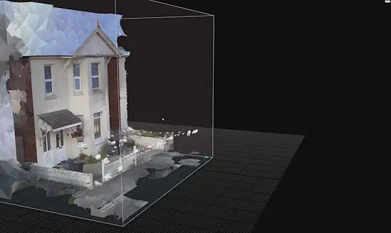 Photogrammetry environment reconstruction