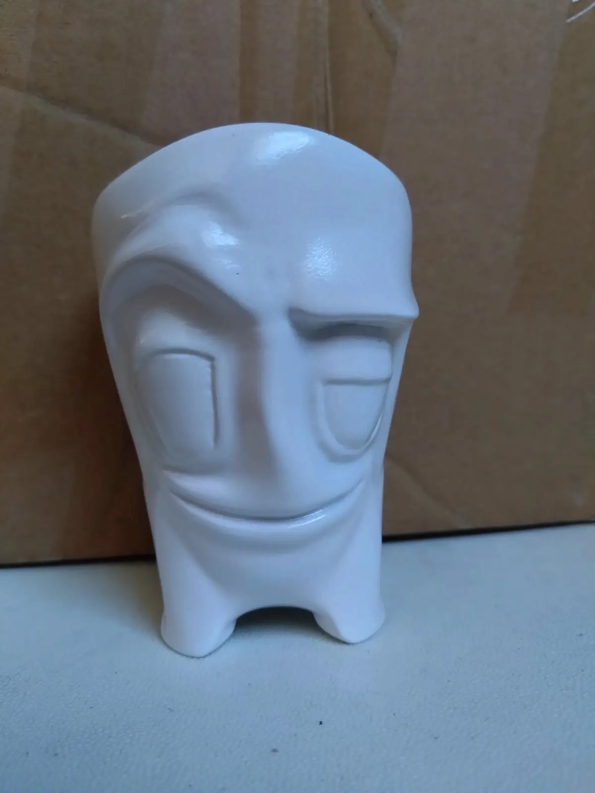 First Pottily face pot prototype