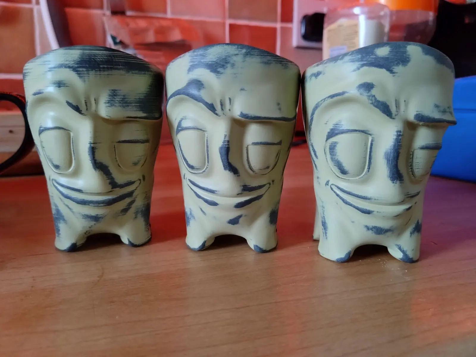 Pottily prototypes during surface finishing