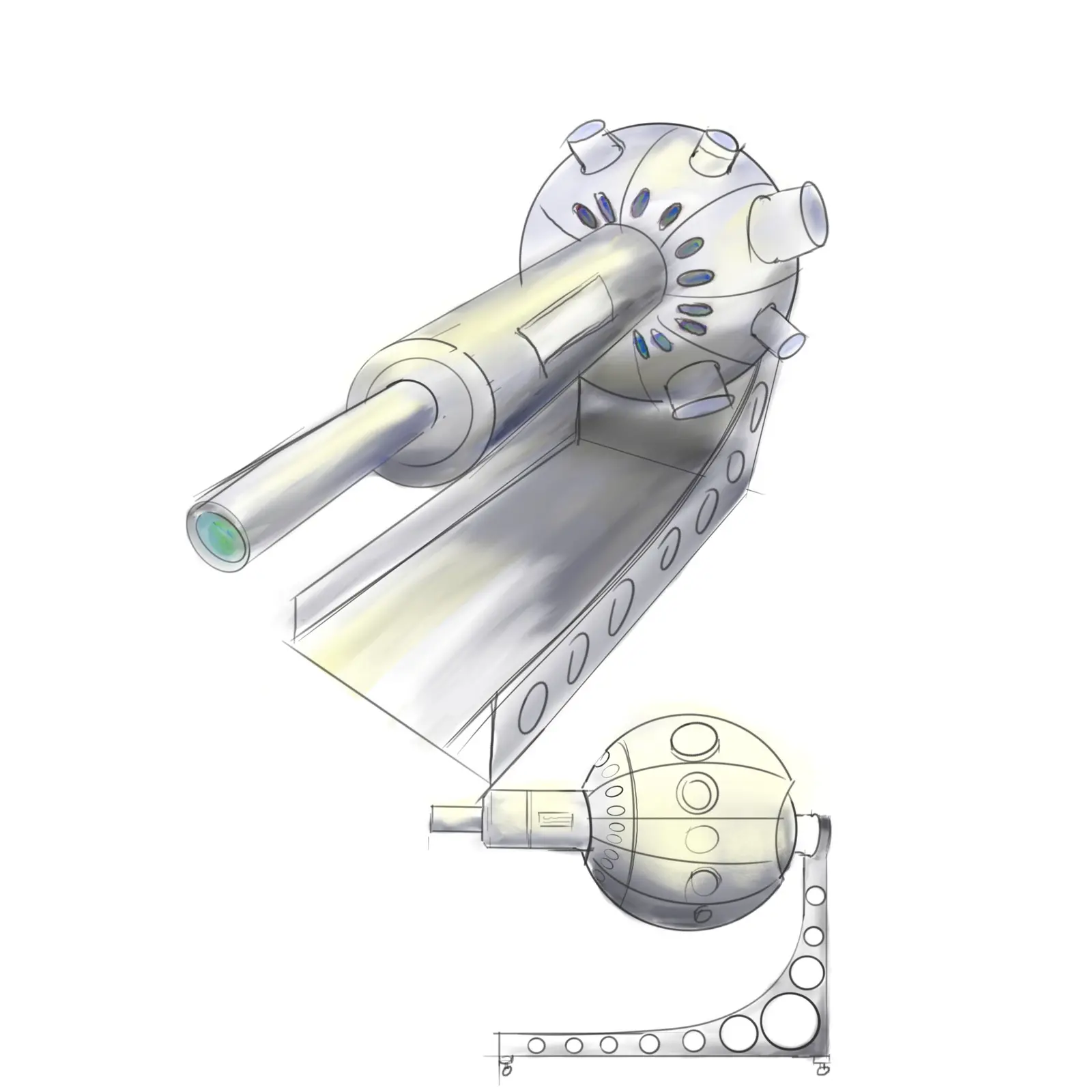 Transfer laser concept two